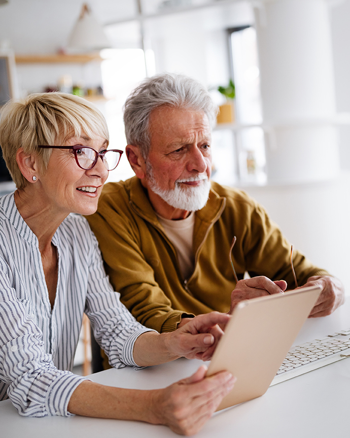 retired couple